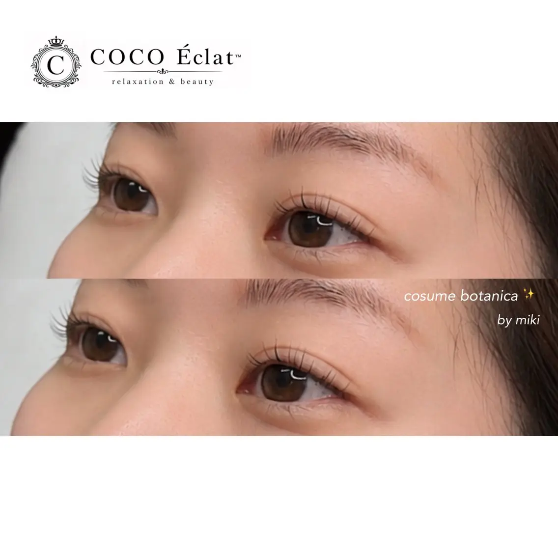 マツエク・マツパ マツパ COCO Éclat mikiのマツエク・マツパデザイン