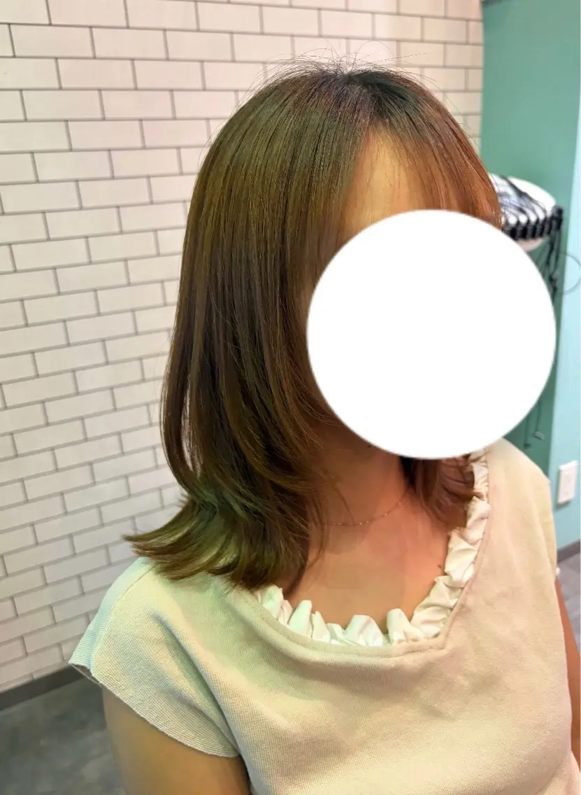 ミディアム レイヤーカット カット カットモデル RURUのヘアスタイル