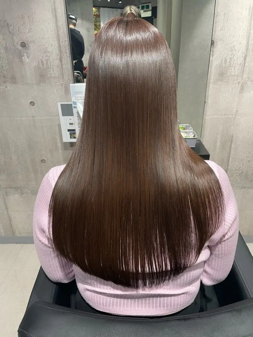 ロング カラー 髪質改善 トリートメント カット ヘアカラー 縮毛矯正 トリートメント 🫧透明感/美髪🫧 Hiroakiのヘアスタイル