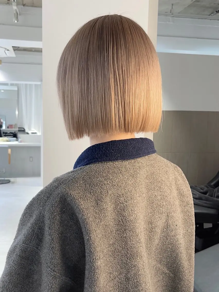 ショート カラー ブロンド ホワイトブロンド YUZUKI 🌙のヘアスタイル