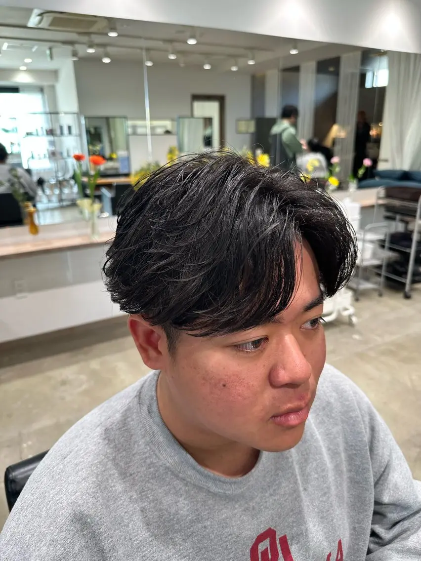 カット+ニュアンスパーマ(メンズのみ)の写真