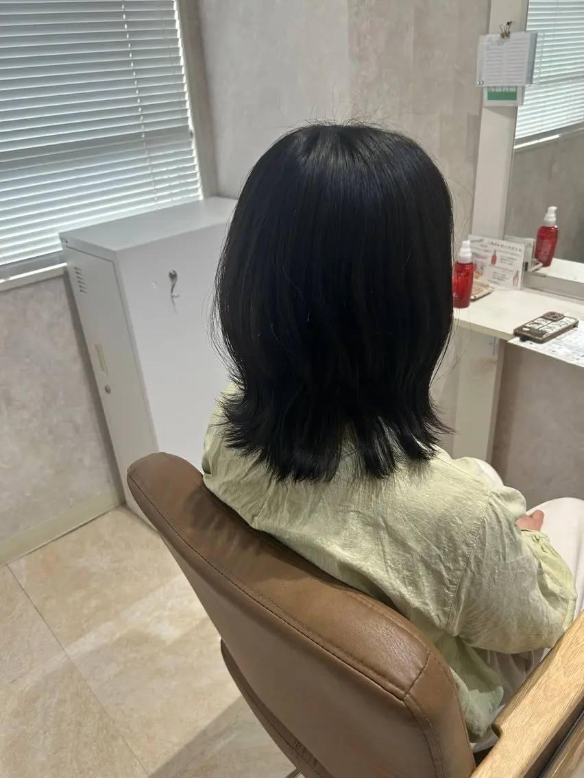 ミディアム カラー ヘアカラー トリートメント ヘアセット 💙まこと💙艶 カラー(Rico)のヘアスタイル