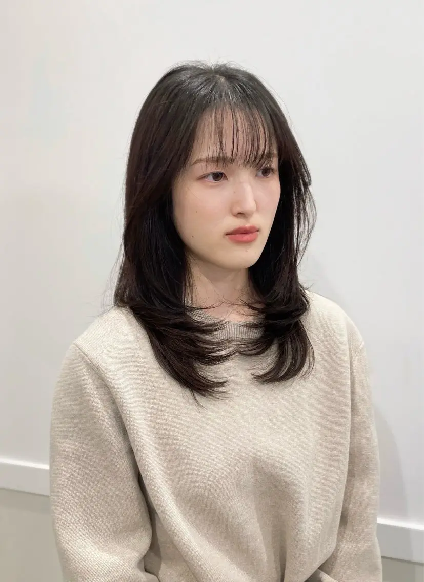 セミロング Yuka ∥ 深層筋 ×睡眠改善ヘッドスパのヘアスタイル