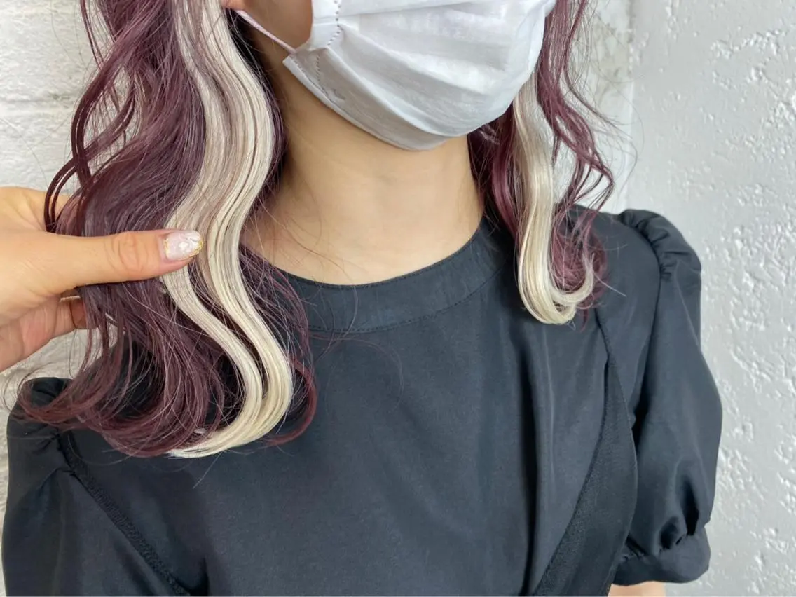 💗大人気💗イヤリングカラーの写真