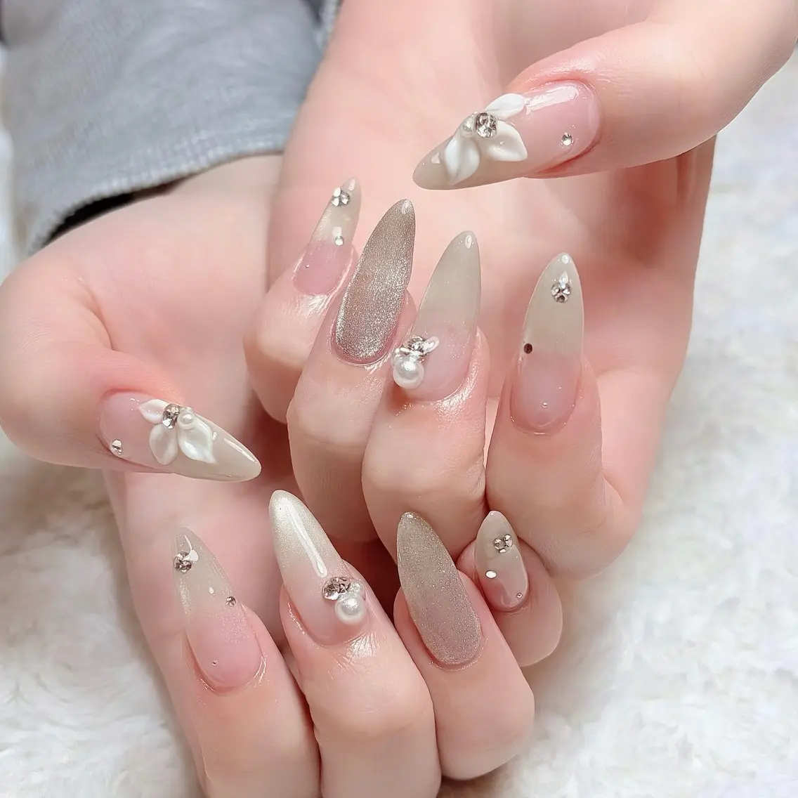 ネイル アートネイル フラワーネイル ハンドネイル Naruse Momoのネイルデザイン