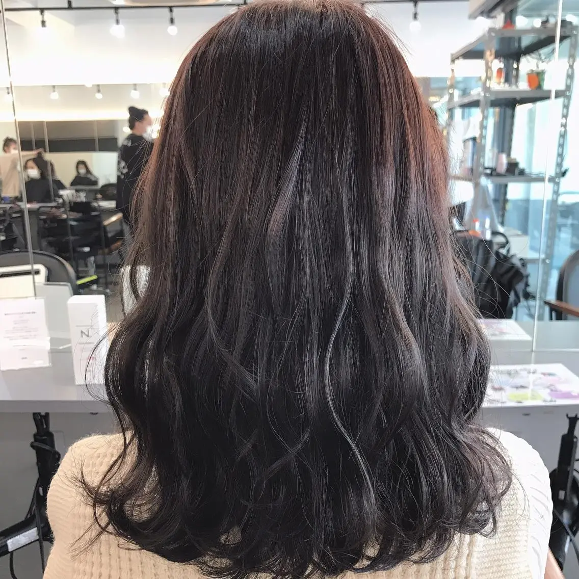 セミロング カラー カット ヘアカラー トリートメント 伊藤 華紀ᵕ̈*のヘアスタイル