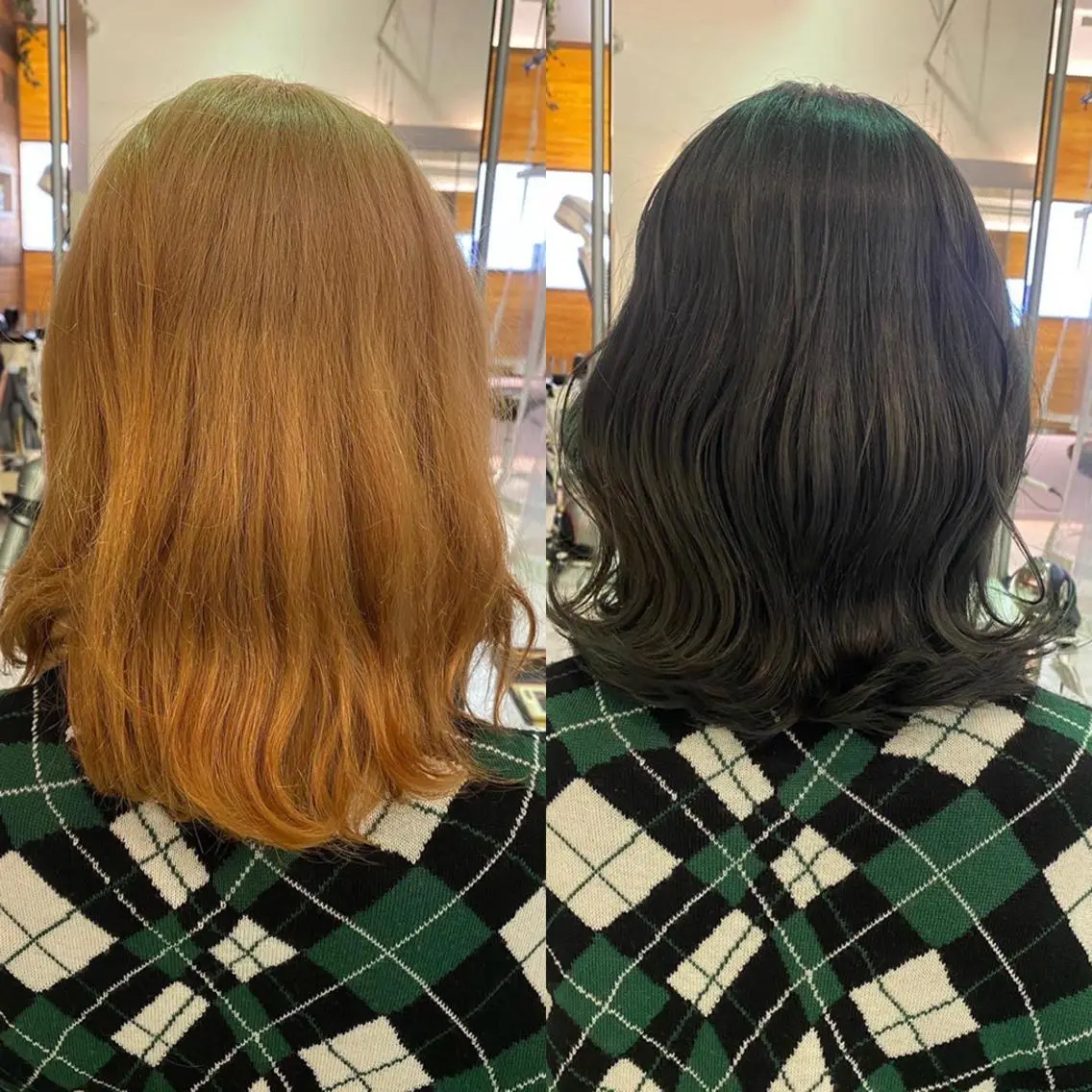 《平日限定》カット＋カラー+脳呼吸ヘッドスパ20分の写真