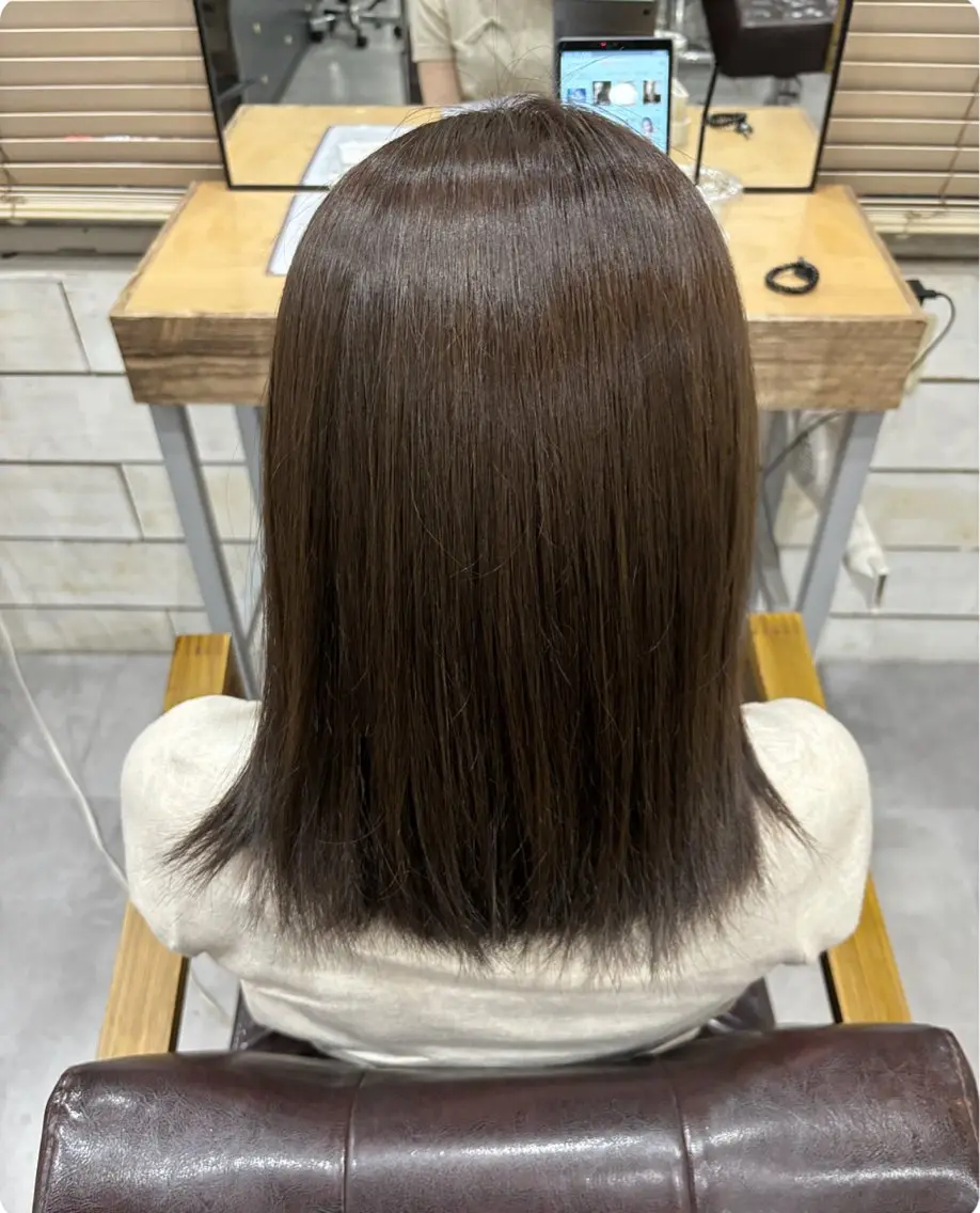 カラー ブラウンカラー littlelink Mikuのヘアスタイル