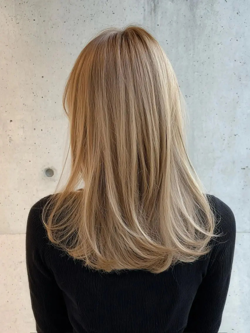 セミロング ✨️垢抜け✨️ しゅーきのヘアスタイル