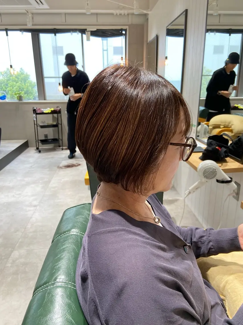 ショート カラー カット ヘアカラー トリートメント 髪質改善資格保持者/ ナツミのヘアスタイル