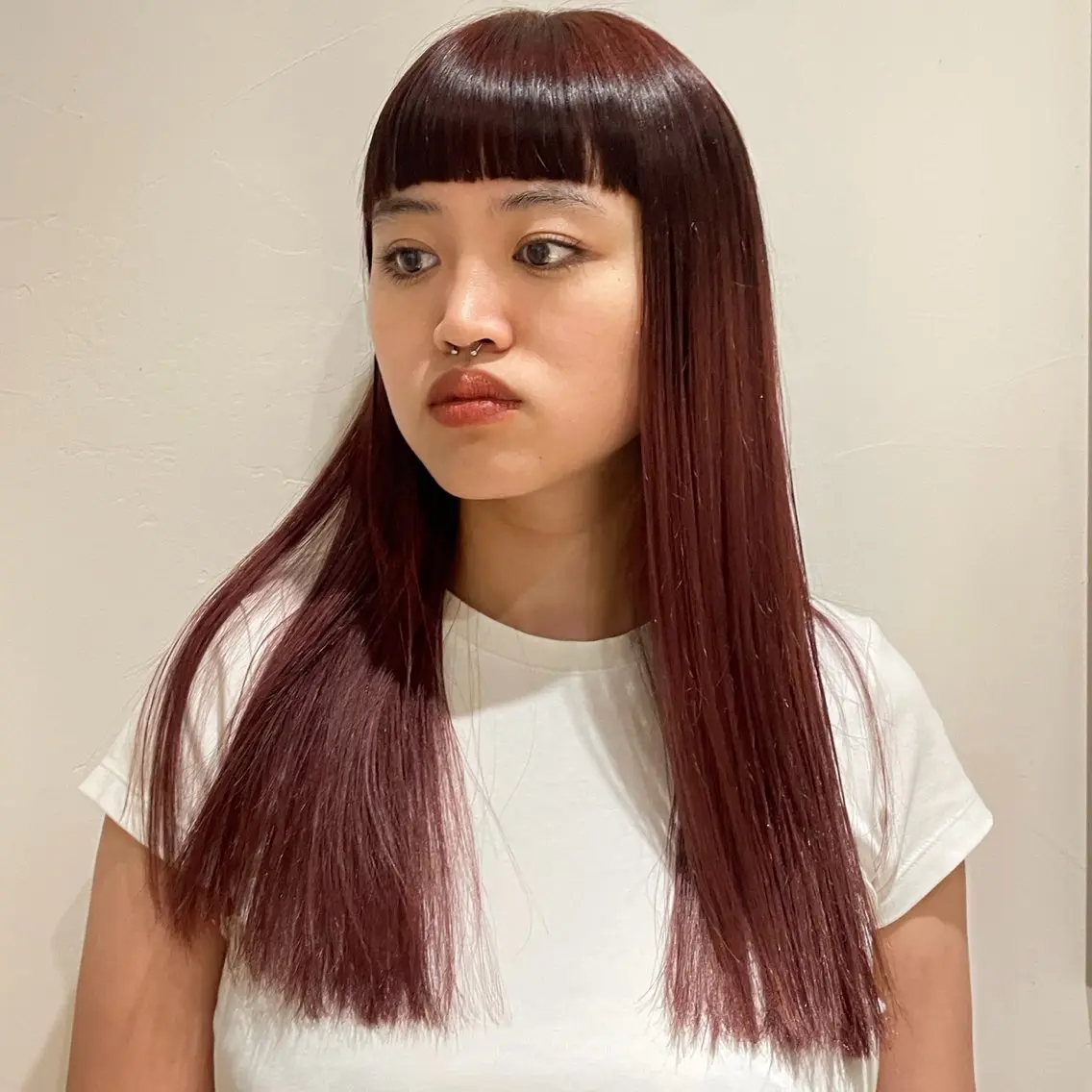 ロング 盛れる透明感カラー・ momokaのヘアスタイル