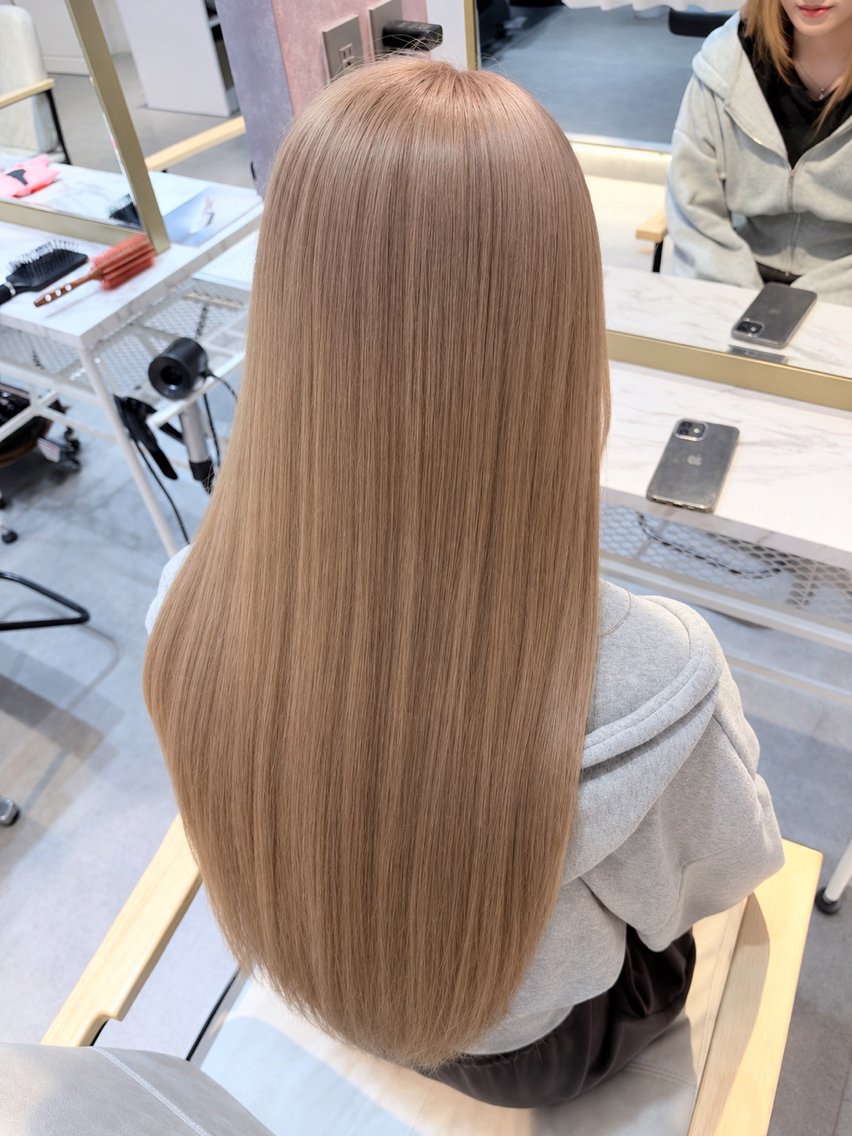 ロング カット ヘアカラー トリートメント NAO/レイヤー🌷 /ハイトーンカラー✨のヘアスタイル