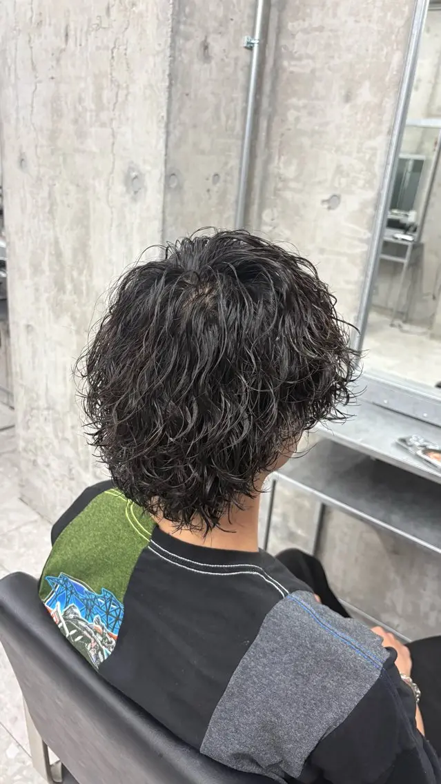 メンズカット✂️+パーマ🌀+トリートメントの写真