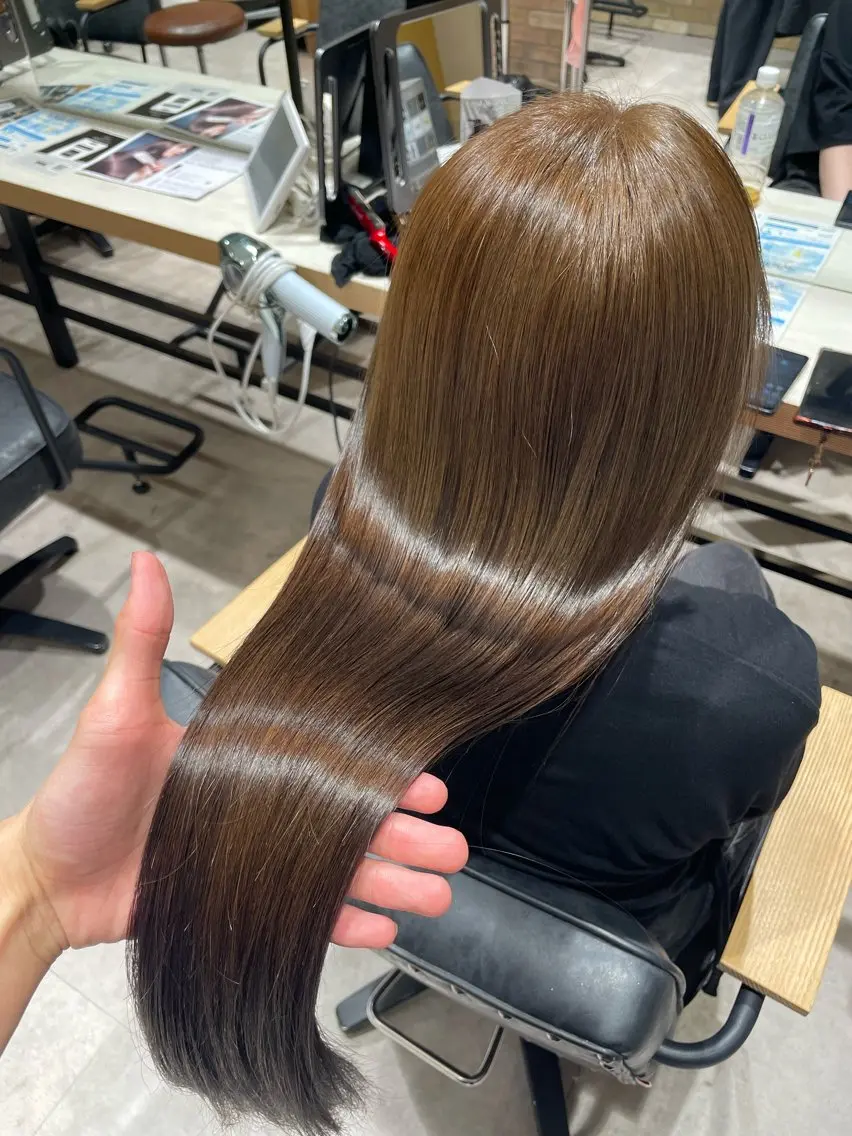 ロング カラー トリートメント 透明感 カラー/ shoのヘアスタイル