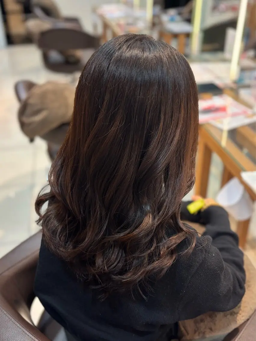 ロング パーマ パーマ 🌈コテ巻き風パーマ LOHASせいな🌈のヘアスタイル