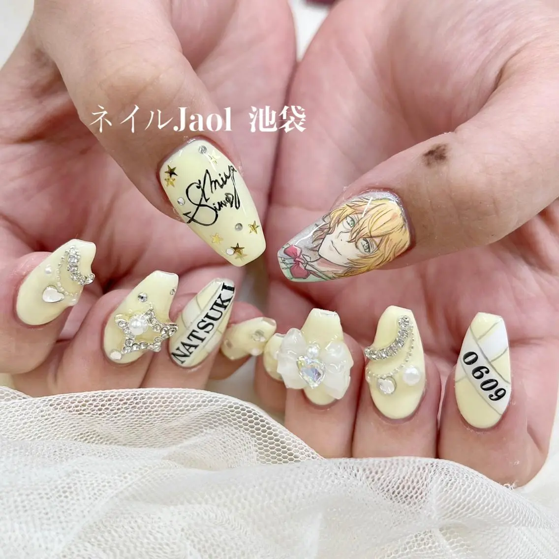 セミロング ネイルJaol 池袋のネイルデザイン