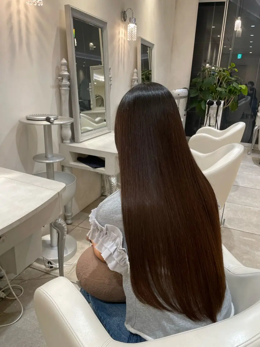 ロング 髪質改善 トリートメント 佐久間 柊里のヘアスタイル