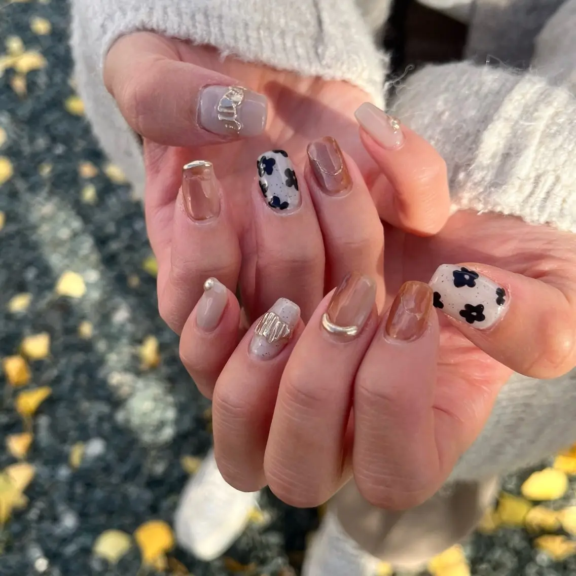 ネイル ニュアンスネイル nailsalon maluriのネイルデザイン