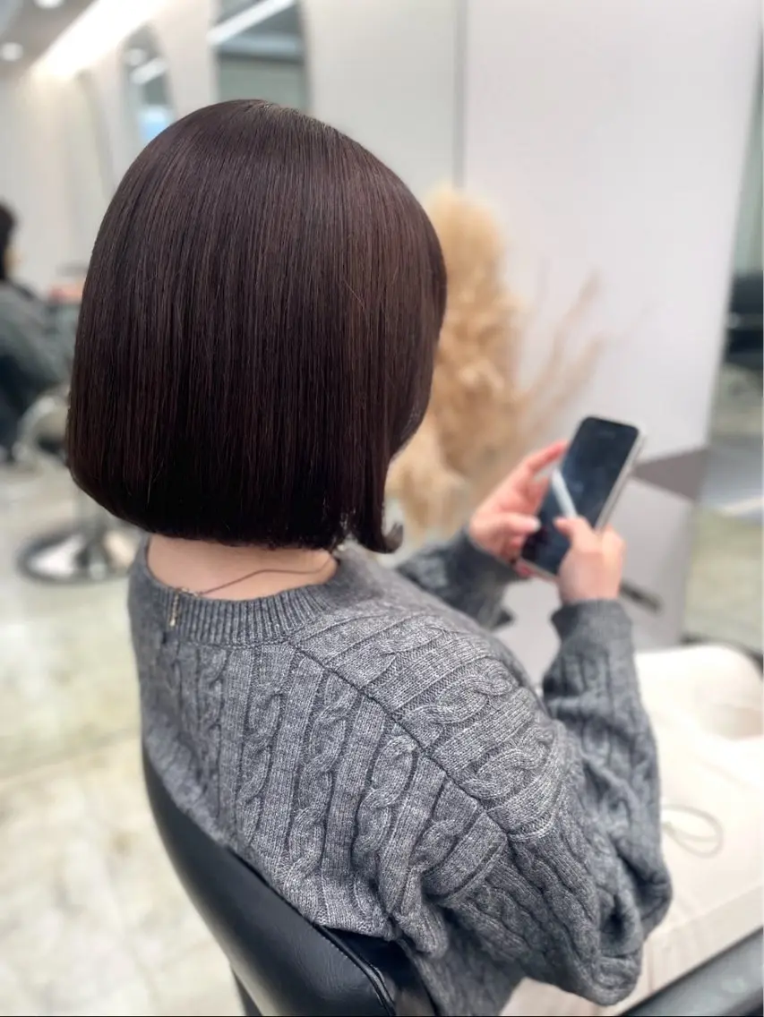 ミディアム 🤍ショート 🤍NANAMI🤍のヘアスタイル