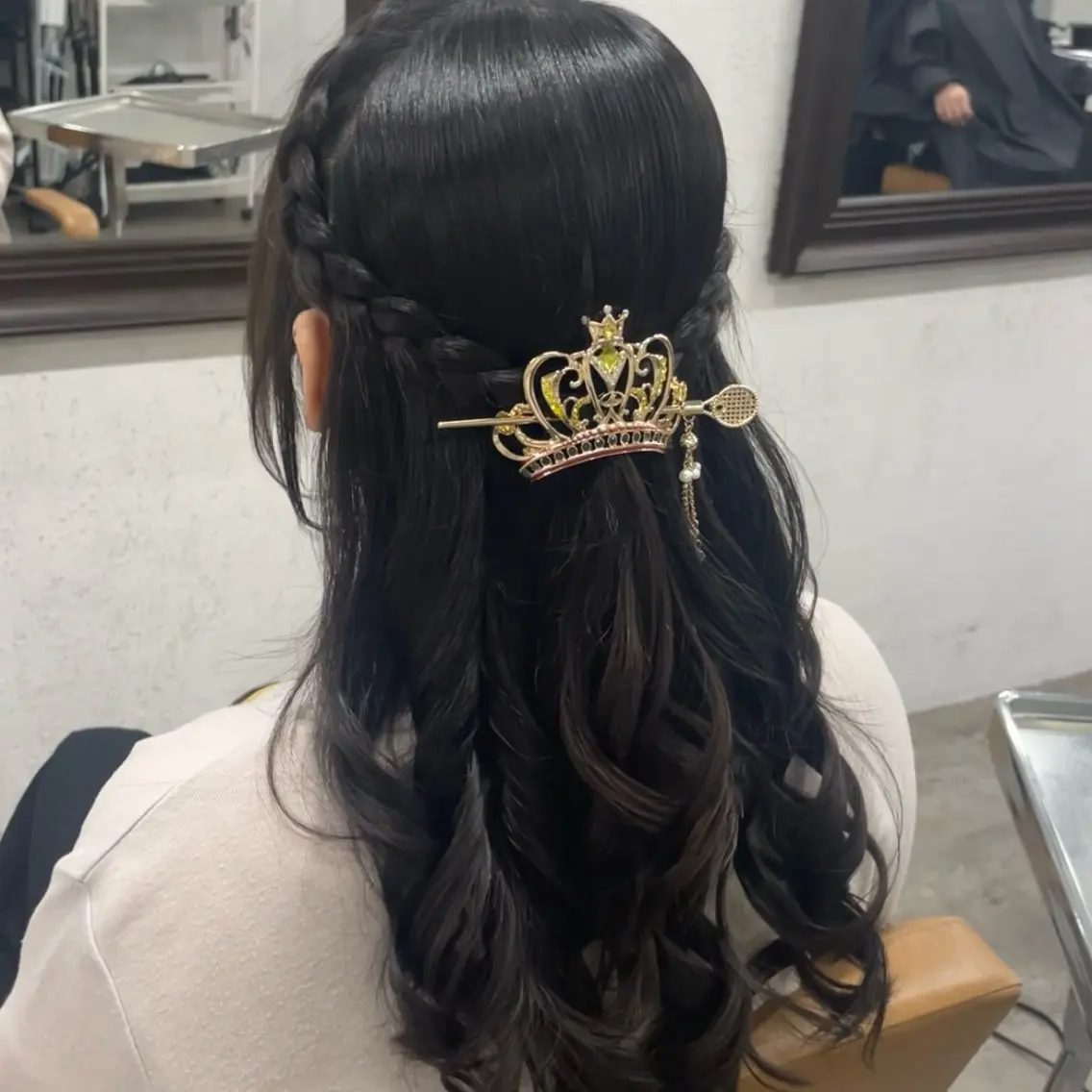 ロング カット ヘアセット 💝艶髪ハイトーン/ ヘアセット💝みさきのヘアスタイル