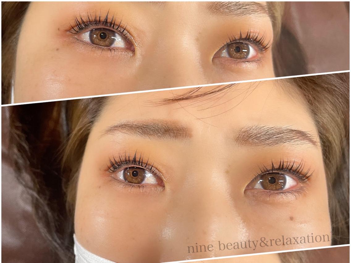 マツエク・マツパ 束感まつ毛 パリジェンヌラッシュリフト マツパ nine   beautyのマツエク・マツパデザイン