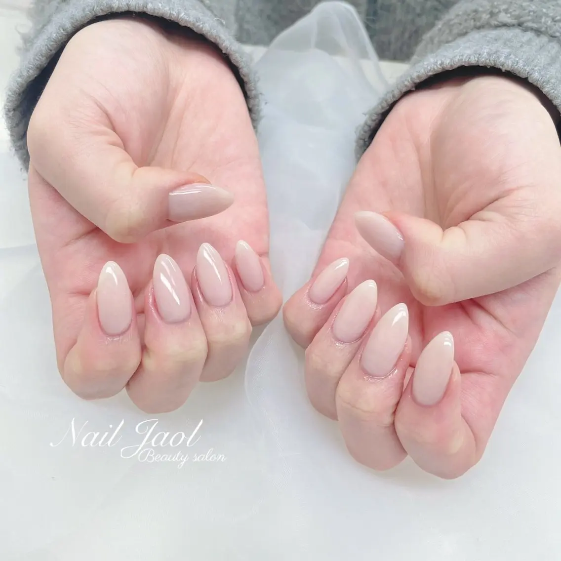 ロング 韓国風ヘア ロング ネイルJaol 池袋のネイルデザイン