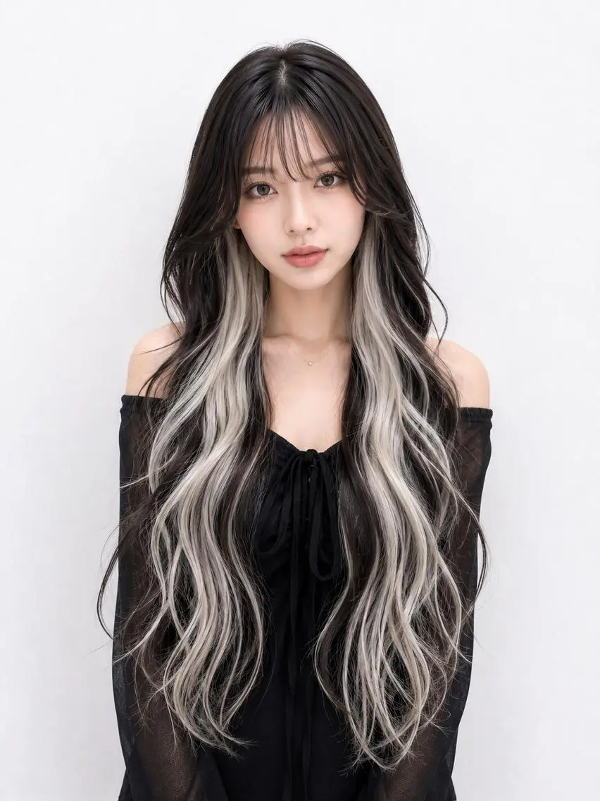 【激レア!関西最長級スーパーロング!60cm】100%人毛シールエクステ80枚の写真