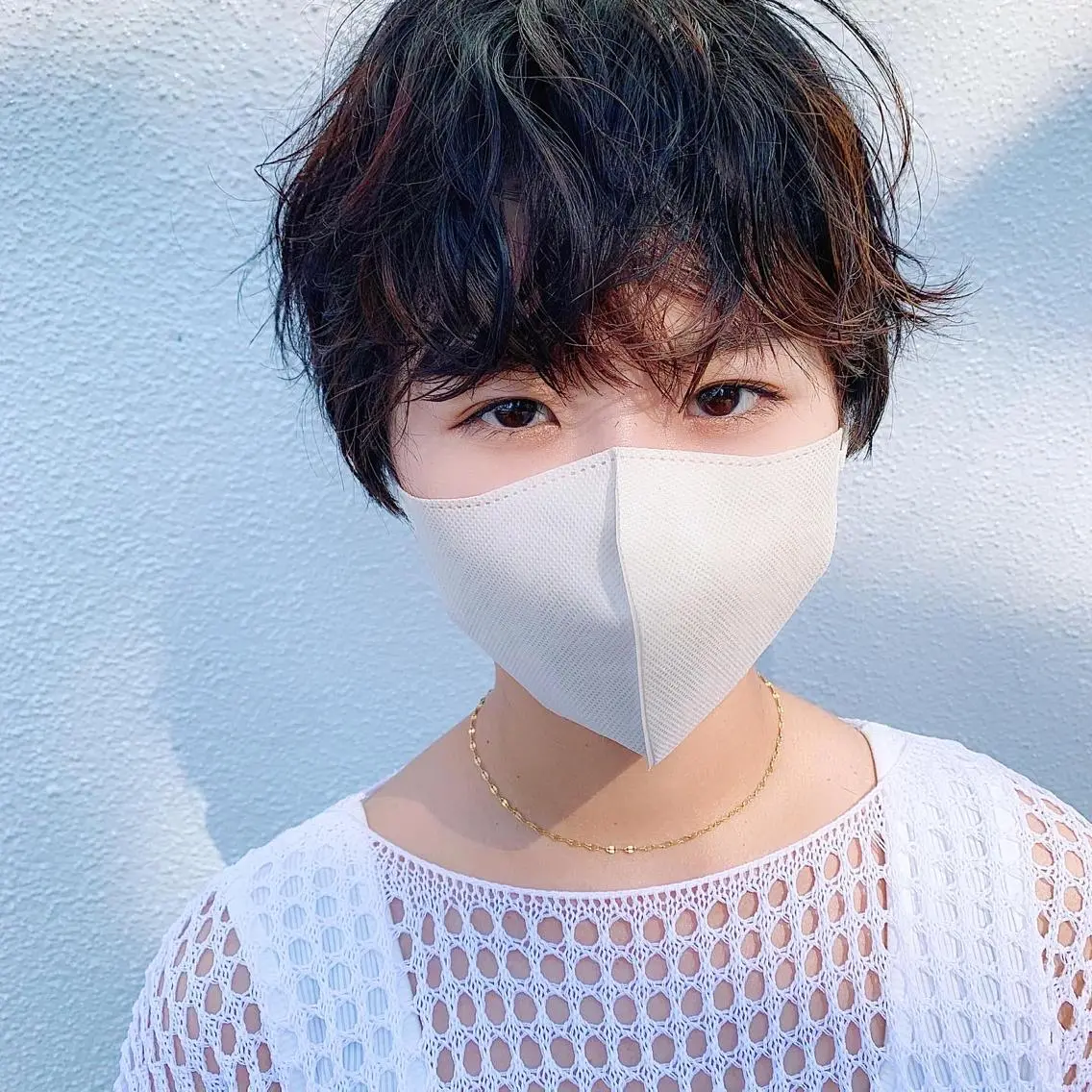 ショート パーマ 中川 竜誠のヘアスタイル