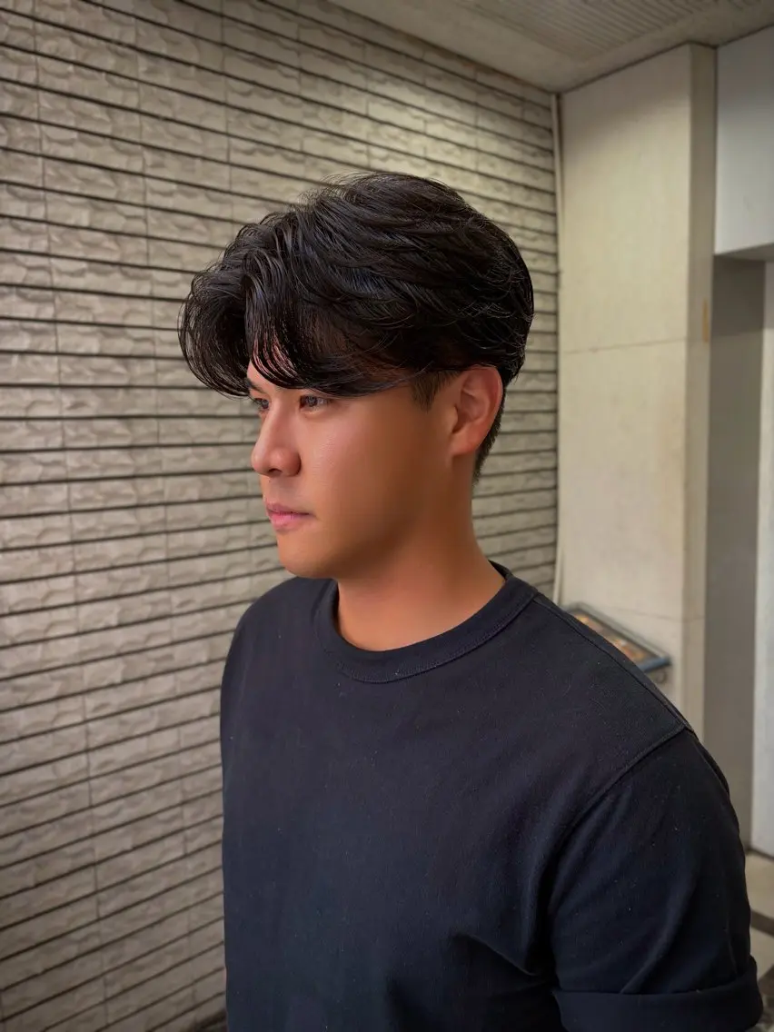 ショート メンズ メンズショート 顔周りカット ショートヘア カット UMM daichi メンズパーマのヘアスタイル