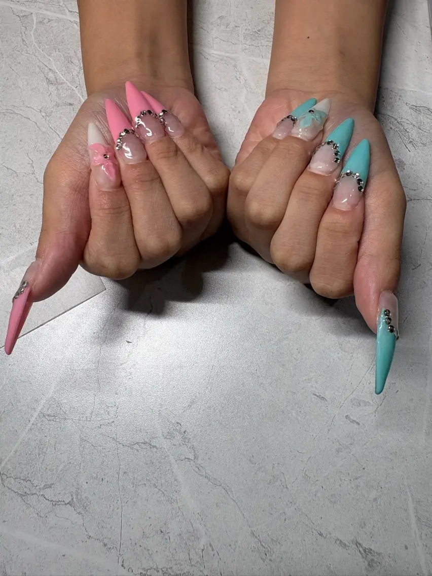 ハンド　デザイン🍒パーツつけ放題の写真