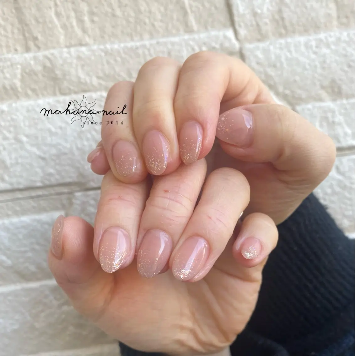 ネイル ラメ(グリッター) mahana nailのネイルデザイン