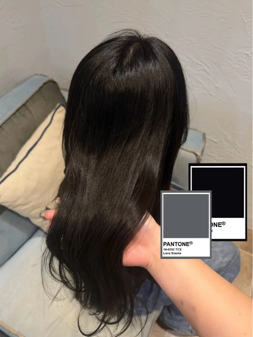 カラー 黒髪 透明感カラー Agu.hair ミサキのヘアスタイル