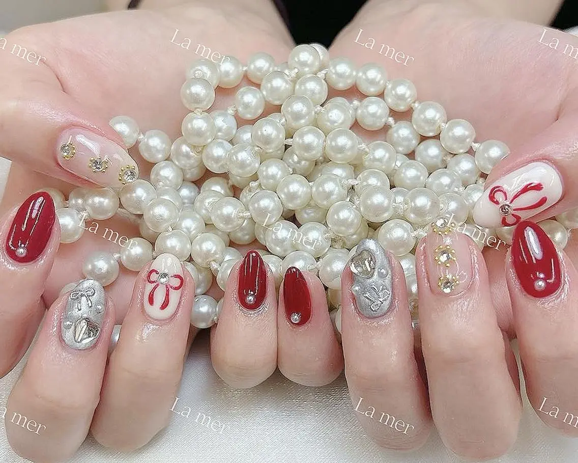 オフなし持ち込みデザイン＋10本アート（ジェルオフあり+500円)の写真