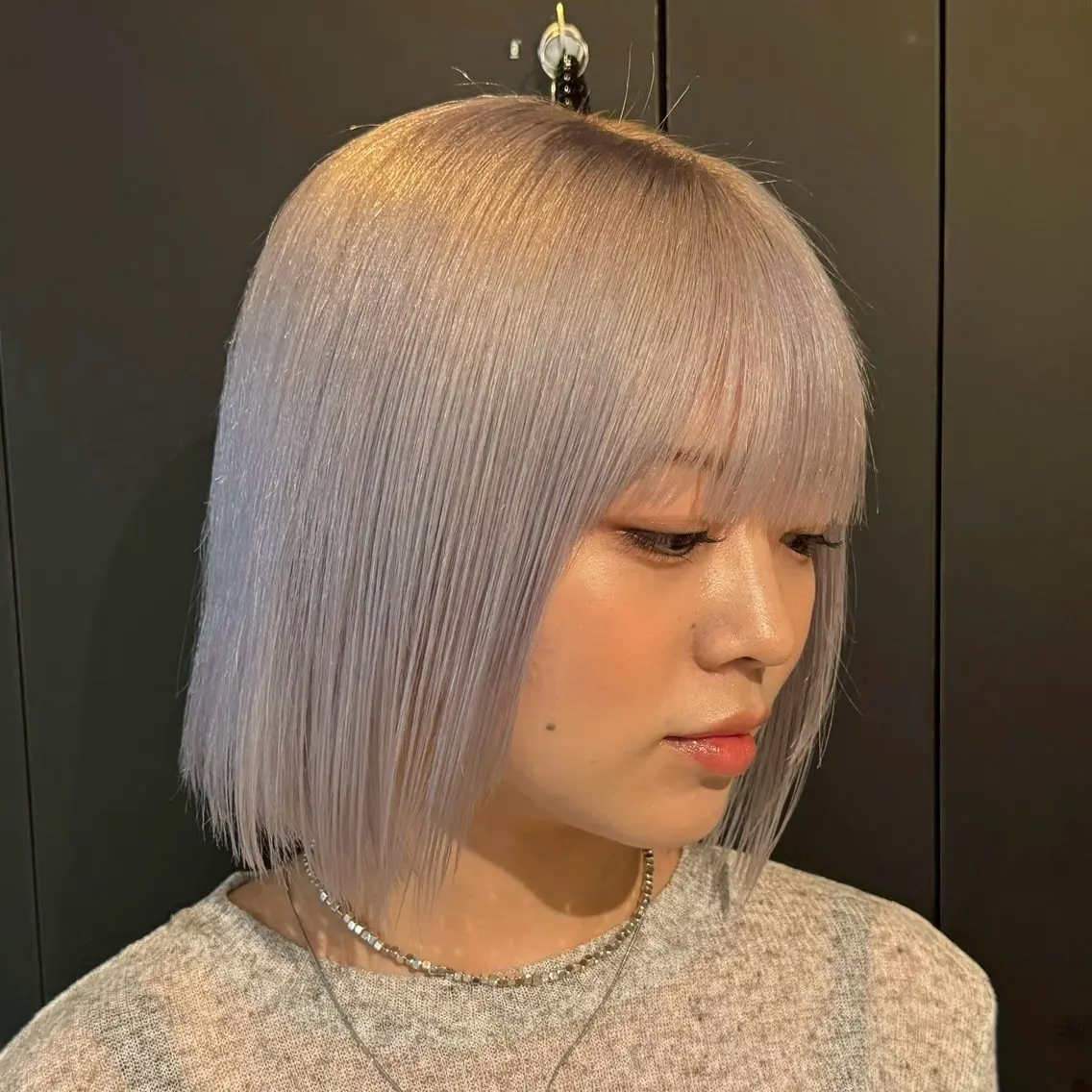 ショート 🇨🇳ハイトーン ワンホン🇰🇷ななのヘアスタイル