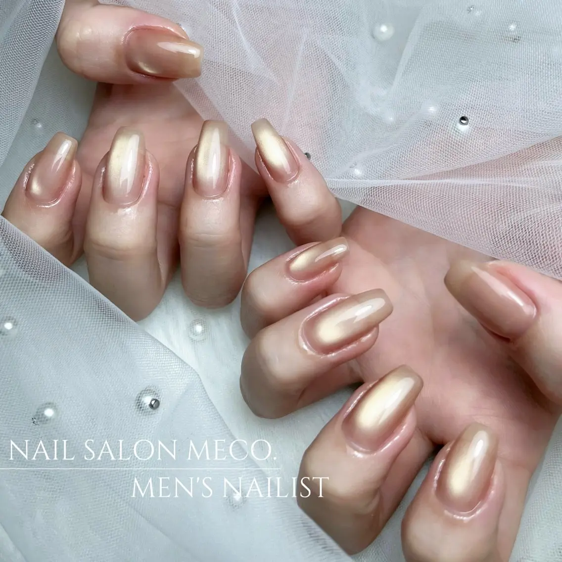 ネイル マグネットネイル ハンドネイル nailsalon mecoのネイルデザイン