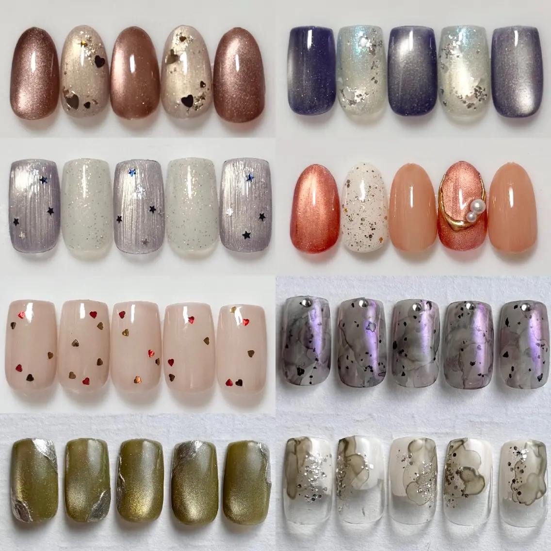 ネイル ジェルネイル マグネットネイル マグネットワンカラー ニュアンスネイル ワンカラーネイル ハンドネイル muum_nail 新宿2分 三丁目1分のネイルデザイン