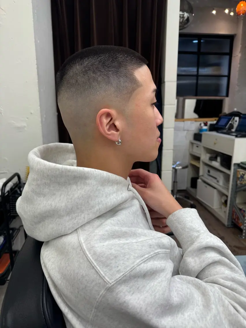 ショート メンズ ボウズ フェードカット メンズショート スキンフェード ショートヘア カット トリートメント 💈メンズ特化💈 TASUKUのヘアスタイル