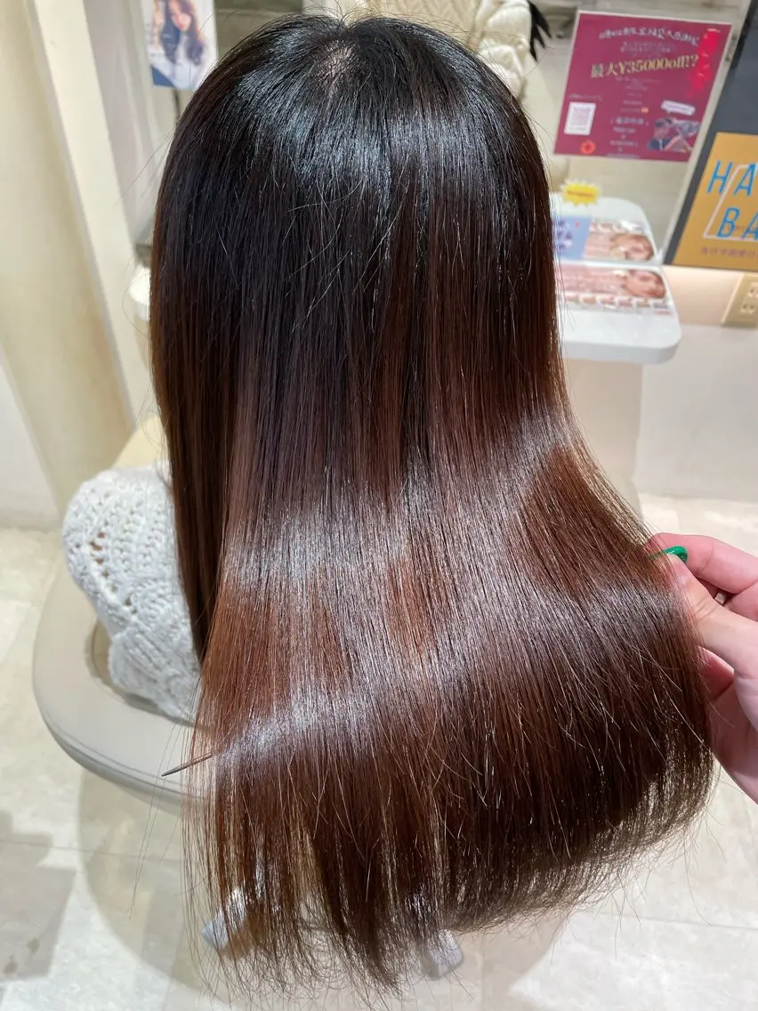 ロング トリートメント 髪質改善・縮毛矯正 濱　泰賀のヘアスタイル