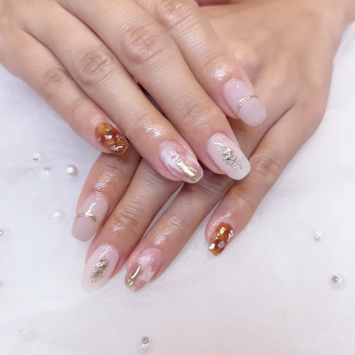 ネイル ハンドネイル nail salon pearのネイルデザイン