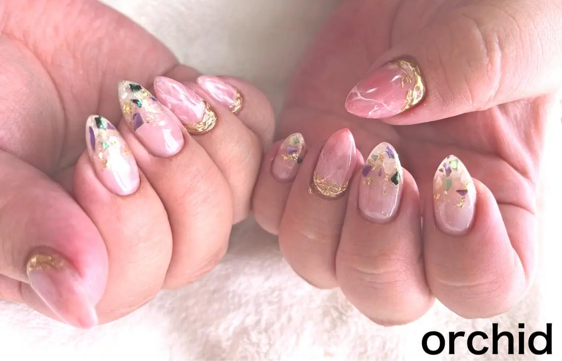 ネイル orchid ♡オーキッドのネイルデザイン