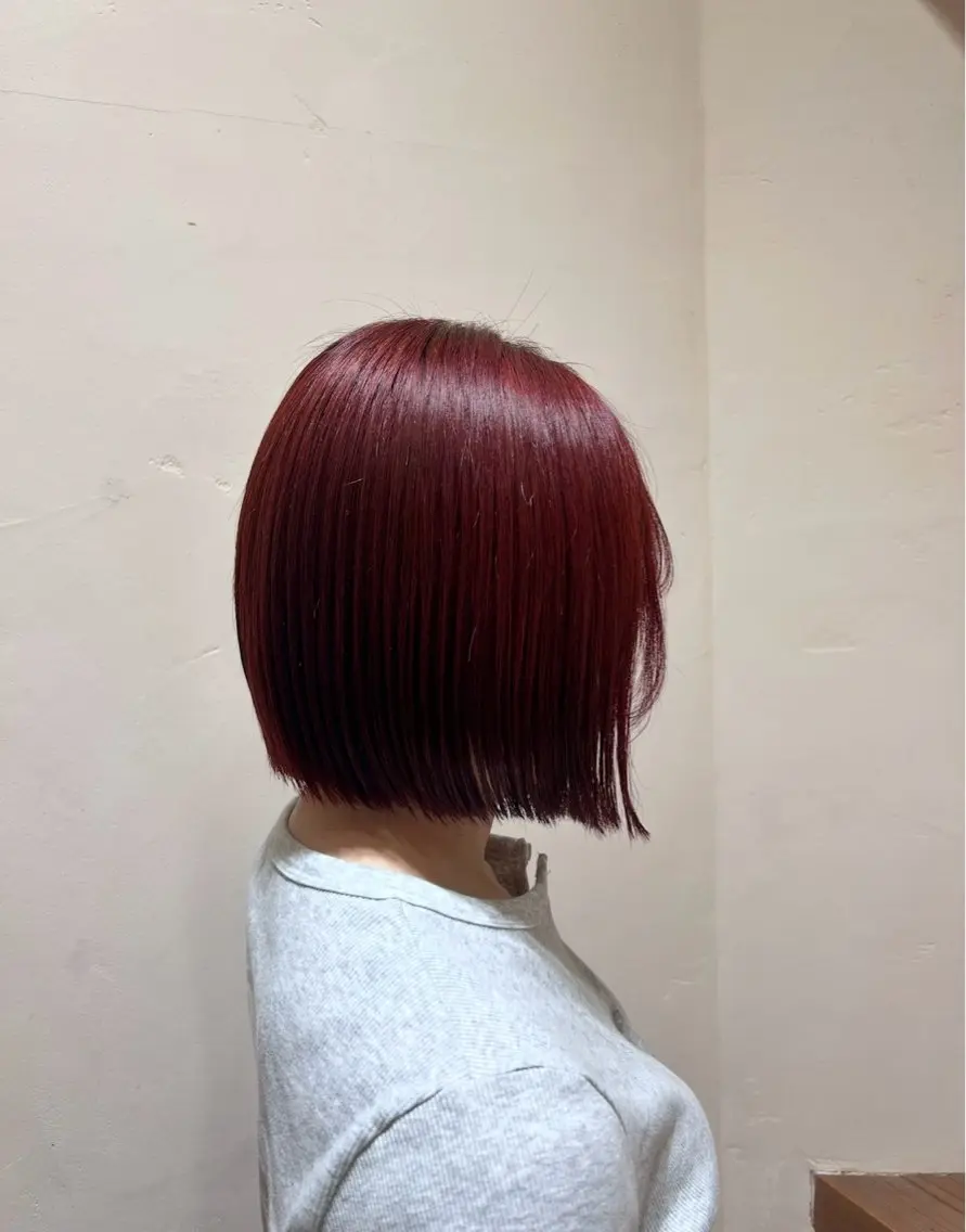 ショート ボブ ヘアカラー 大髙 まりののヘアスタイル