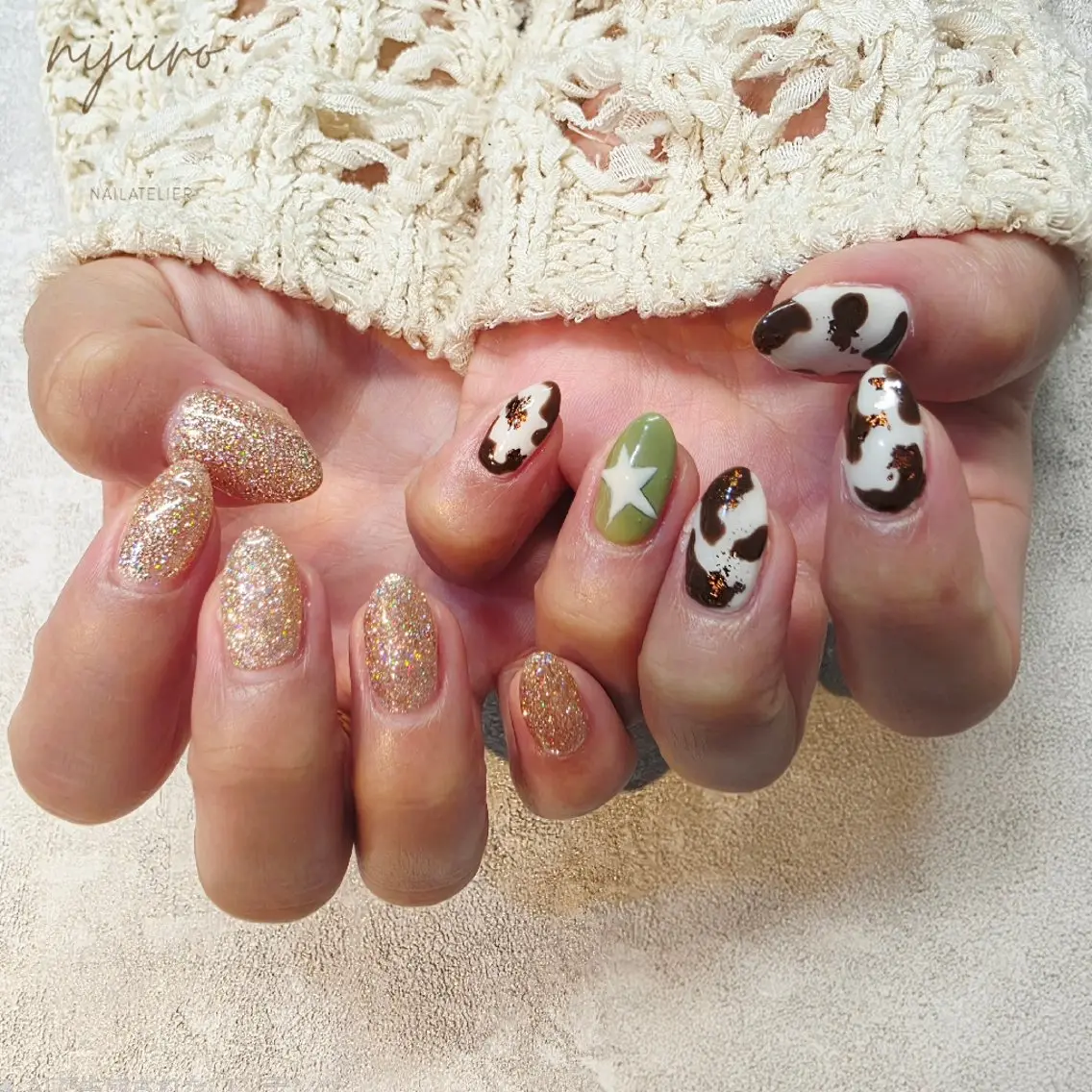 ネイル ハンドネイル nijiiro🌈 サトウのネイルデザイン