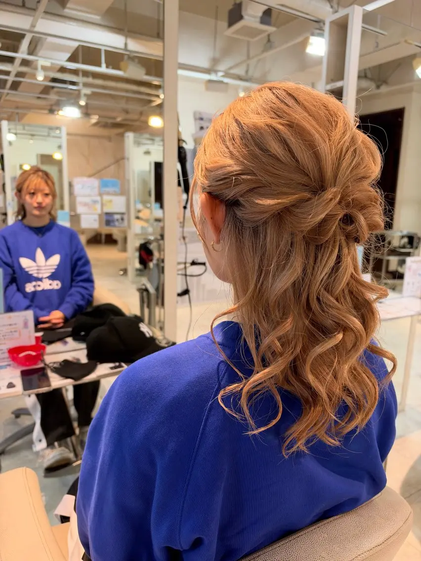 ヘアアレンジ ヘアセット 本田 卓也のヘアスタイル