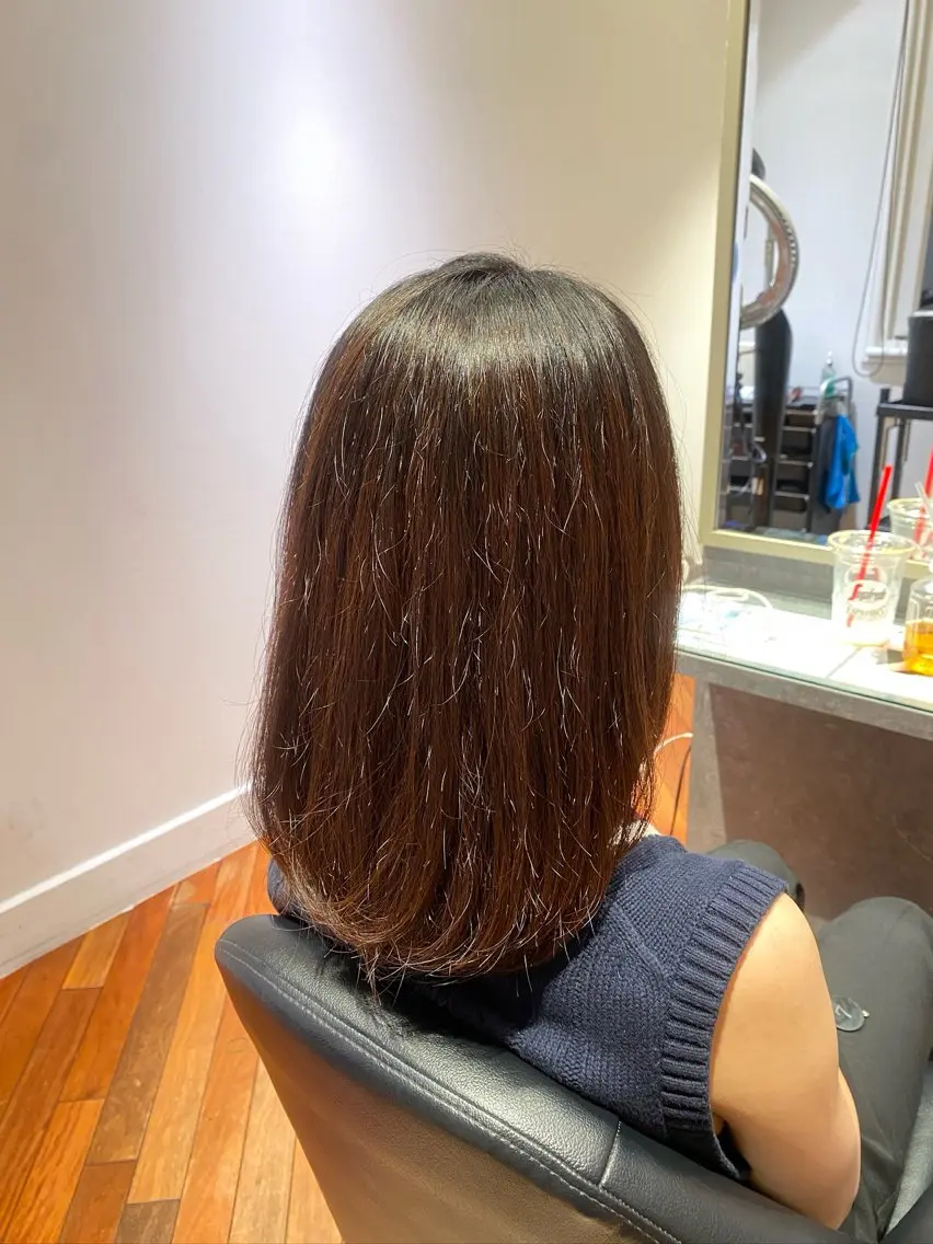 ミディアム パーマ ミディアムパーマ パーマ 🫧Miyu カットモデル募集🫧のヘアスタイル
