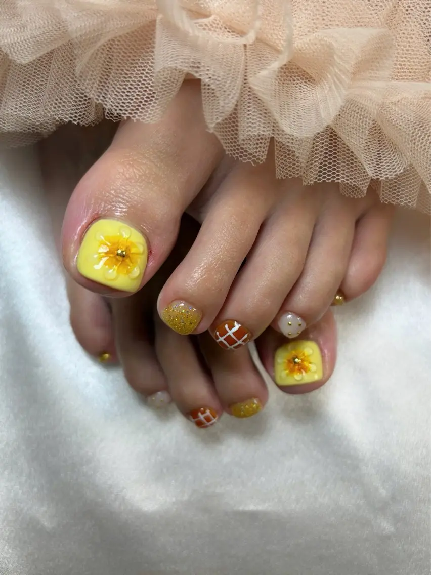 ネイル フットネイル 持ち込み iro+ nailのネイルデザイン