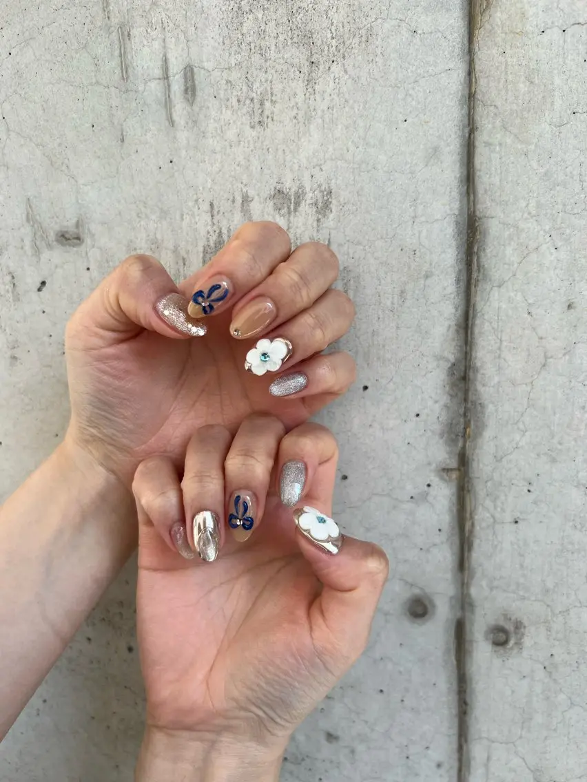 ネイル 持ち込み ニュアンスネイル ハンドネイル ハンドケア Charme. NOBUKOのネイルデザイン