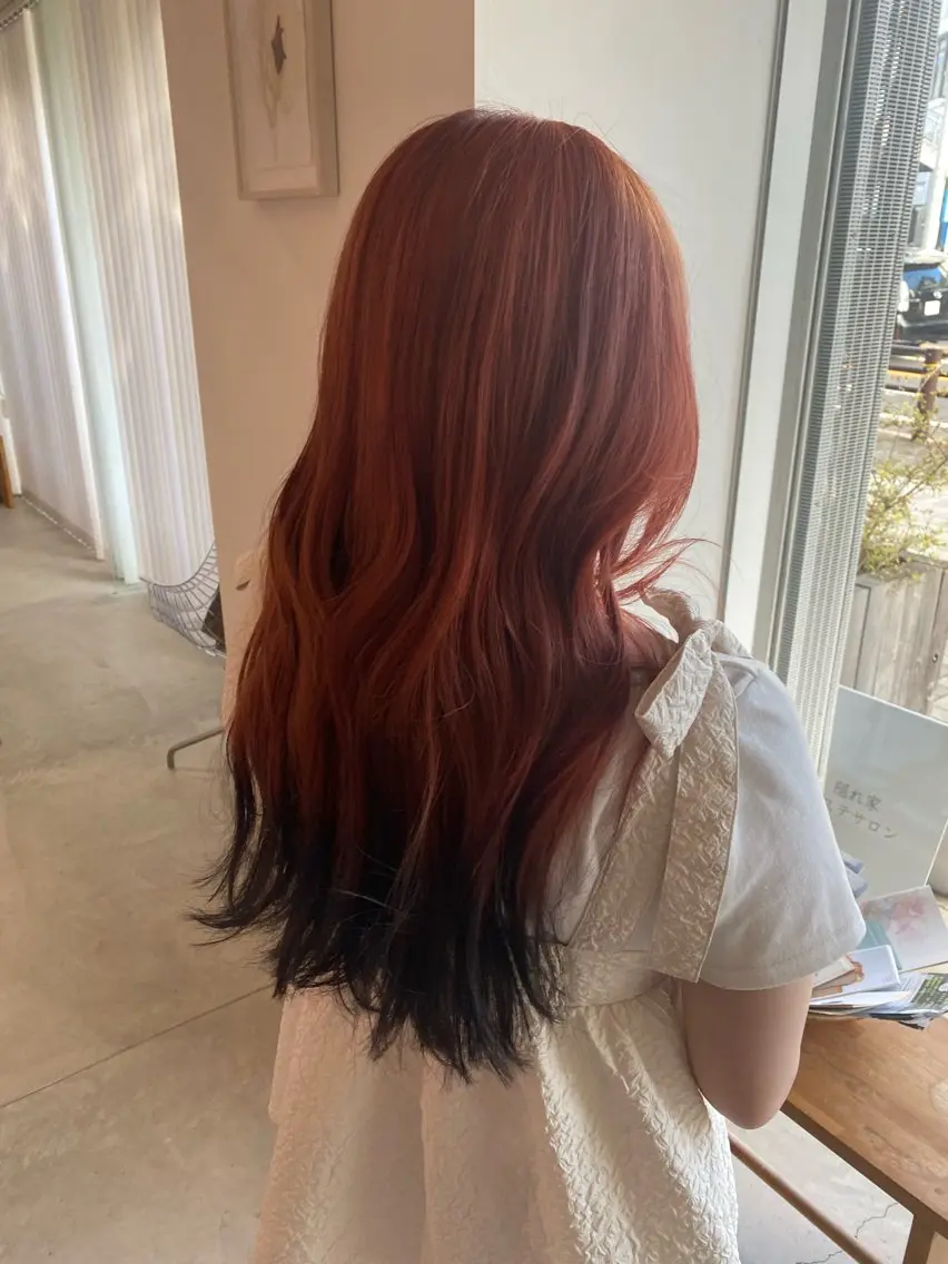 ロング 福島 優夢のヘアスタイル