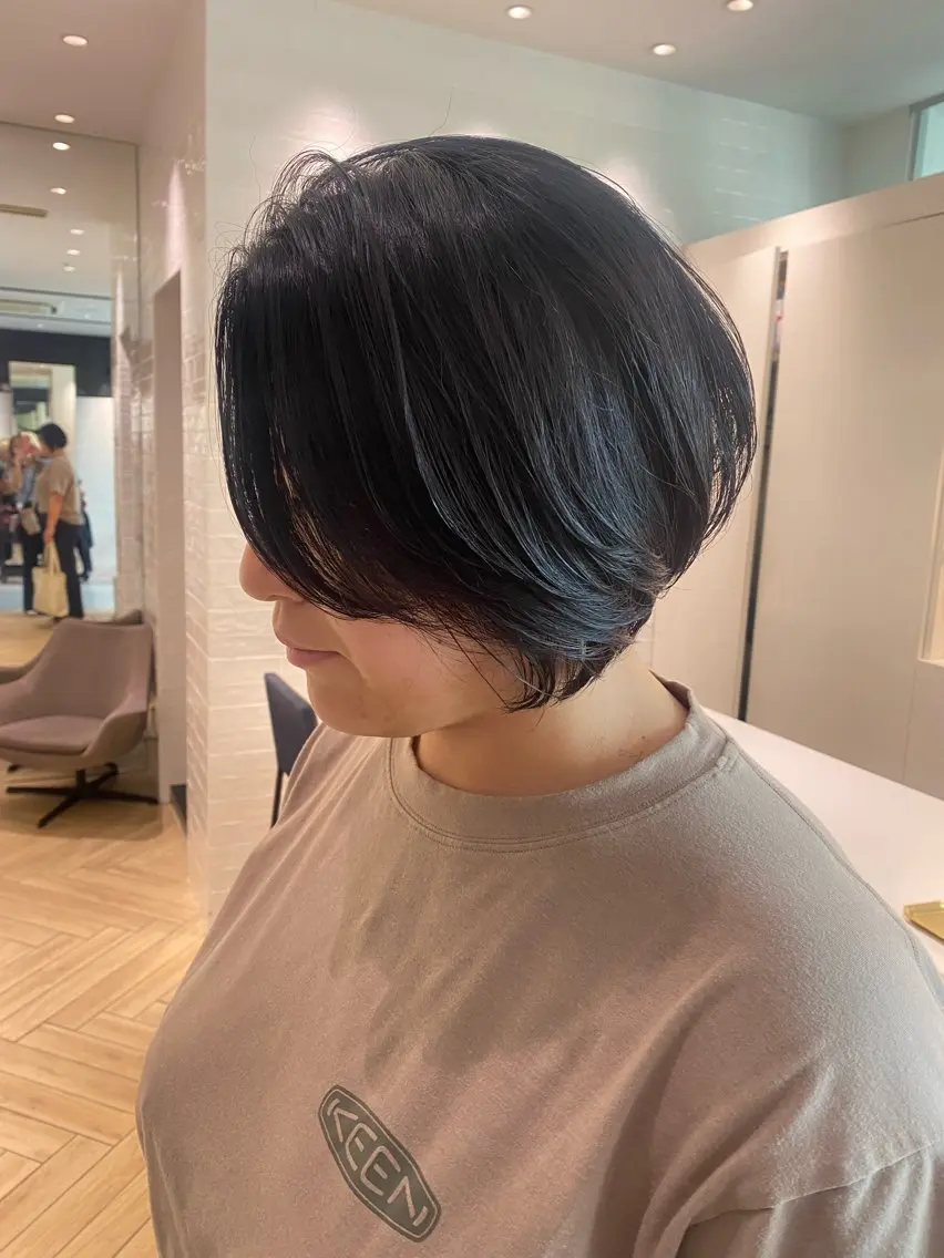 💐ミニモ特別価格💐白髪染め＋メンテナンスカット✂︎ ＋シャンプーブロー🫧の写真