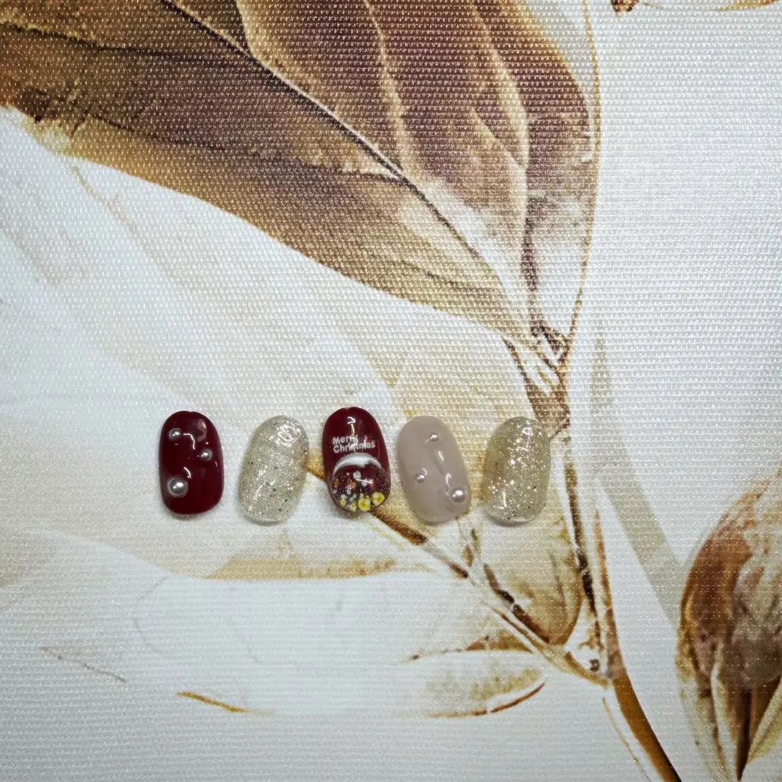 ネイル 冬ネイル クリスマス ハンドネイル Nail Salon Storkのネイルデザイン