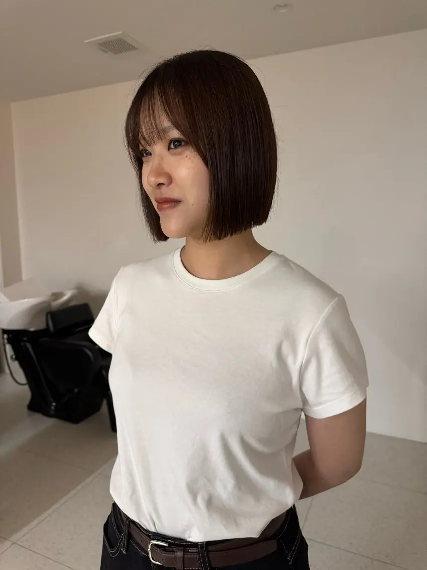 ショート 京都河原町  前田 希歩のヘアスタイル